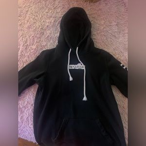 HOLLISTER Black Flower Hoodie small